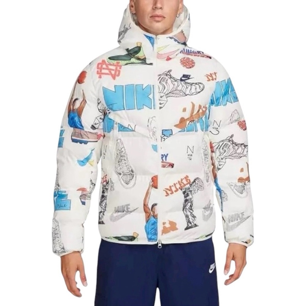 NWT $220 Nike Storm-FIT PrimaLoft Windrunner Hooded Puffer Jacket Men’s Large
